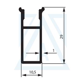 Resim King Serisi Profili - 467 - 0.235 kg/m