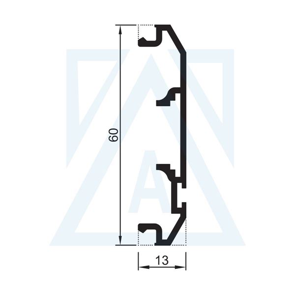 Ürün resmi: Çarpma Kapı Adaptörü - 4148 - 0.430 kg/m