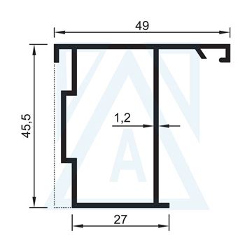 Resim Pivot Adaptörü - 1504 - 0.585 kg/m