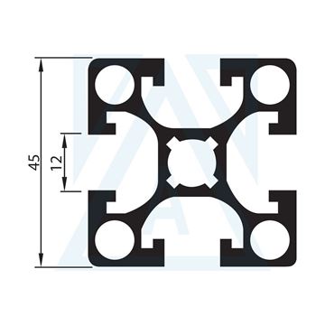 Resim 45'lik Sigma Profili - 2787 - 1.820 kg/m