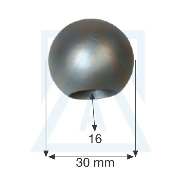 Ürün resmi: 16'lık Boru Tapası (Çap 30mm) - 2859-b